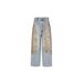 Men's Clothing Colorful Splatter Paint Trousers Vintage Hand-Painted Splatter Wash Jeans - Loose Fit Distressed Denim Pants With Artistic Ink Design_mkmklike.com