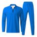 Men's Clothing Casual Men Fashion Men's POLO Shirt Suit Trendy Casual Sports Suit_mkmklike.com