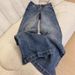 High Waist Flared Jeans For Petite Women - Winter Warm Fleece Lined & Star Embellished Wide Leg Pants_mkmklike.com