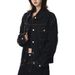 Unisex American Retro High End Black Denim Jacket Loose Fit Versatile Casual Workwear Top Unique Style_mkmklike.com