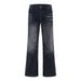 Vintage Washed Straight-Leg Jeans - Classic American Distressed Denim With Cat Whiskers, Unisex Timeless Versatility_mkmklike.com