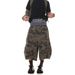 Unisex Camo Denim Shorts With Rivet & Pleated Details - Streetwear Baggy Cargo Pants For Men & Women (M-3xl)_mkmklike.com