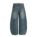 American Washed Denim Scimitar Men's Versatile Loose Dad Pants Street Fashion Deconstructed Vintage Wide-Leg Trousers_mkmklike.com