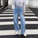 High Waisted Wide Leg Jeans For Women – Vintage Washed, Flowy & Relaxed Fit, 70% Cotton, Boho Chic (S-Xl, Light Blue, Stretch Comfort)_mkmklike.com