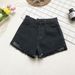 Summer Style High-Waisted Loose Fit Frayed Denim Shorts for Women Korean plus Size Slimming Wide Leg Hot Pants_mkmklike.com