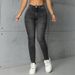 Cross-border European And American Hot-selling Foreign Trade Fashion Stylish Personalized Stretch Slim-fit Denim Women's_mkmklike.com