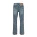 High Hand-Painted Graffiti Print Flared Jeans For Men American Street Style Niche Distressed Trendy Loose Long Pants_mkmklike.com