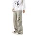 New In Stock Trendy Men's Khaki Casual Pants Loose Comfortable Street Fashion Versatile Straight Long_mkmklike.com