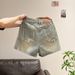 Women's Vintage A-Line Denim Shorts - Retro Light Blue High Waisted Summer Shorts For Casual Street Style_mkmklike.com
