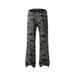 American Style Camouflage Denim Casual Loose Street Fashion Men's Outdoor Functional Vibe Flared Pants_mkmklike.com