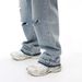 Men's Clothing Men's Distressed Denim Jeans - Vintage American Style High Street Loose Fit Straight Leg Wide Pants_mkmklike.com