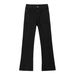 Nordmann Cleanfit Black Flared Jeans For Men Loose Straight Long American High Street Scimitar Pants Versatile Slimming_mkmklike.com