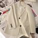 Women's Clothing new design casual street fashion white suit _mkmklike.com