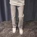 Vintage High Street Straight Leg Slightly Flared Jeans For Men & Women - Cement Grey Casual Slim Fit Denim Pants_mkmklike.com