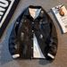 Loom European And American Brand INS Niche Graffiti Denim For Men Loose Fit Versatile Trendy Cool Casual Jacket_mkmklike.com