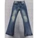 Men's Distressed Washed Jeans – High Street Clean Fit Straight Leg Denim Pants With Vintage Stretch (Blue) – Retro Slim Fit Trousers For Tall Guys_mkmklike.com