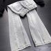 Oblique-cut Jeans Men's Spring And Autumn Ruffian Handsome Design Pants American High Street Straight Casual Slightly Elongated Pants_mkmklike.com