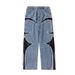 Men's Casual Washed Distressed Denim Pants Midweight Cotton Embroidered Leather Patchwork Loose Straight Leg Black Wide Leg Jeans_mkmklike.com