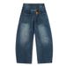 American Style Letter Embroidery Jeans Scimitar Men's Washed Pendant Decoration Wide Leg Loose Long Pants_mkmklike.com