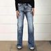 Women's Washed Stretch mid Rise Casual Straight Leg Jeans Versatile Fashionable Cotton Denim for Spring/Autumn Summer_mkmklike.com