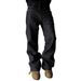 Men's American Style Heavyweight Washed Loose Fitting Raw Denim Straight Leg Jeans Trendy Casual Trousers For Wholesale_mkmklike.com