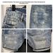 Men's Distressed Slim Fit Denim Shorts Trendy Washed Blue 5 Point Summer Fashion New Style_mkmklike.com
