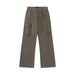 Men's Vintage Straight-Leg Jeans – Maillard Brown, Oversized Pockets, Clean Fit (S-XXL, Mid-Rise, Light Stretch)_mkmklike.com