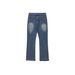 Cleanfit Wide-Leg Distressed Denim Jeans Vintage Blue Heavy Wash Digital Print Men's Clothing Pants_mkmklike.com