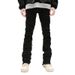 "Men's Vintage Raw Hem Slim Jeans – Distressed High-Waisted Hip Hop Denim Pants With Urban Street Style"_mkmklike.com