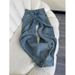 Embellished High-Waisted Straight-Leg Jeans For Women – Lightweight Cotton Denim, Pear-Shaped Fit & Comfortable Stretch-Free Design_mkmklike.com