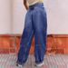 Women's Straight Leg Jeans European American Style Topstitching Street Style Loose Wide Leg Trousers For Women_mkmklike.com