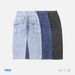 Men's Loose Fit Workwear Jeans Snowflake Wash Distressed Logging Casual Denim Pants Midweight Straight Mid Waist_mkmklike.com