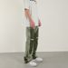 Men's Heavy Industry Washed Jeans Retro Lumberjack Splicing Bell Bottoms Trendy Vibe American High Street Style_mkmklike.com
