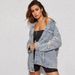 K Women's Fashion Denim Long Sleeved Tattered Tassel Cardigan Jacket_mkmklike.com
