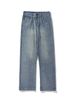 Men's Clothing Retro Jeans Trendy Design Loose Straight Drop Sense Casual All Match High Street Trousers_mkmklike.com