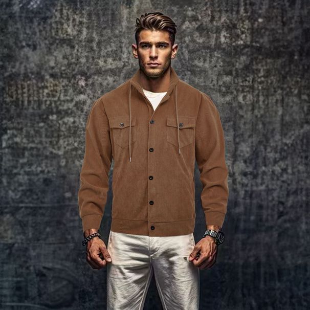 2024 Autumn New Retro Trendy Cardigan Coat High-end Loose Casual Long Sleeve Jacket Wholesale_mkmklike.com