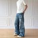 Multi-Pocket Cargo Jeans – Men’s Wide-Leg Denim Pants With Patchwork Detailing (Distressed Washed, Zip Fly, Vintage Aesthetic)_mkmklike.com