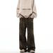 New American High Street Retro Leopard Print Jeans Men's And Women's Trendy Brand Loose Straight Vintage Casual Wide-leg Pants_mkmklike.com