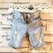 Men's Clothing Summer Fashion Denim 5 Point Shorts Ins Style Fashion Straight Tube Ripped Shorts_mkmklike.com