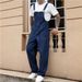 Men's Denim Overalls, Washed Casual Jumpsuit With Adjustable Straps, Streetwear Baggy Fit For Daily Wear_mkmklike.com