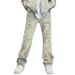 Men's Clothing High Street Retro Wide Leg Jeans Men's Spring And Summer New Loose Versatile Ripped Design Straight Pants_mkmklike.com