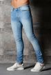 Men's Skinny Jeans - Stretch Denim Pants For Gym & Streetwear (Dark Blue/Light Blue/Black) - S-3XL_mkmklike.com