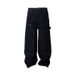 Trendy Loose Fit High Waist Denim Jeans For Women - Vintage Washed Comfortable Casual Pants With Stretch_mkmklike.com