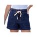Women's Elastic Waist Drawstring Denim Shorts Relaxed Everyday Wear Comfortable Feshion_mkmklike.com