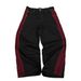 Men's Clothing American Retro Street Striped Jeans Men Casual Wide Leg Pants Gothic Straight Mopping Pants_mkmklike.com