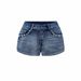 Betty Women's Cartoon Embroidered Rhinestone Denim Shorts Light Blue Sexy Cross Border Style Factory Direct Stock_mkmklike.com