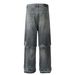 Men's Clothing Distressed Design High End Men's Two Piece Jeans_mkmklike.com