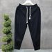 Waffle Pants For Men, Fitting Leg Tied Casual Sweatpants, Trendy Brand Ins, Loose American High Street Sports Pants,_mkmklike.com