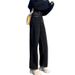 Women's Clothing High Waist Black Loose Wide Leg Jeans For Women Drape Slim Straight Daddy Pants_mkmklike.com