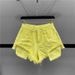 Women's High-Waisted Slimming Fringe Ripped Denim Shorts Summer 2026 A-Line Wide Leg Hot Pants Leg Lengthening Hot Girl Style_mkmklike.com